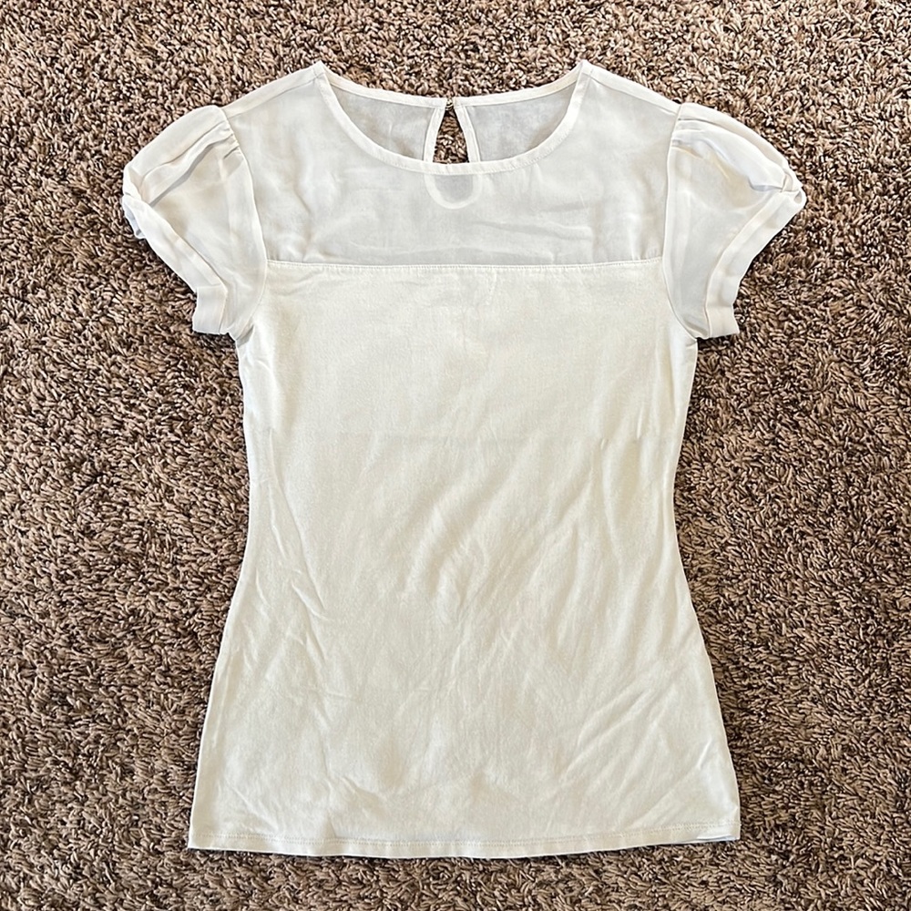 Express Women’s Cream-colored Top, size XS